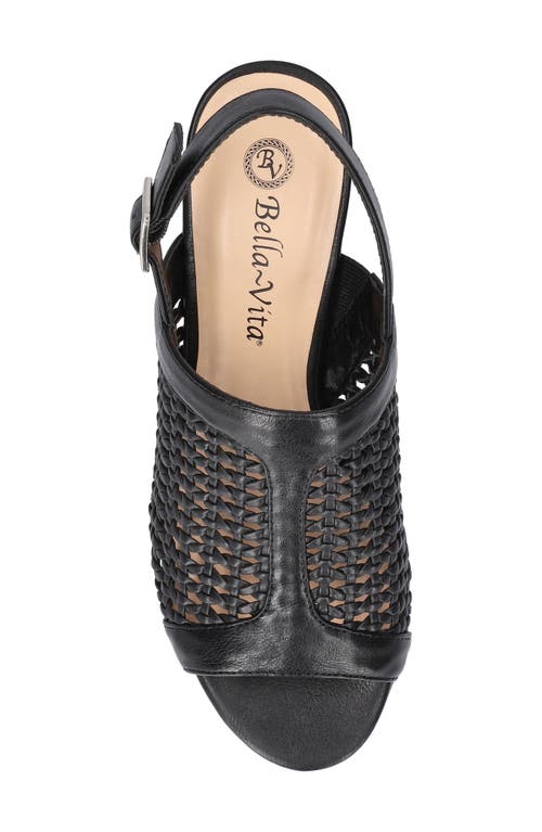 Bella Vita Adley Slingback Sandal In Black
