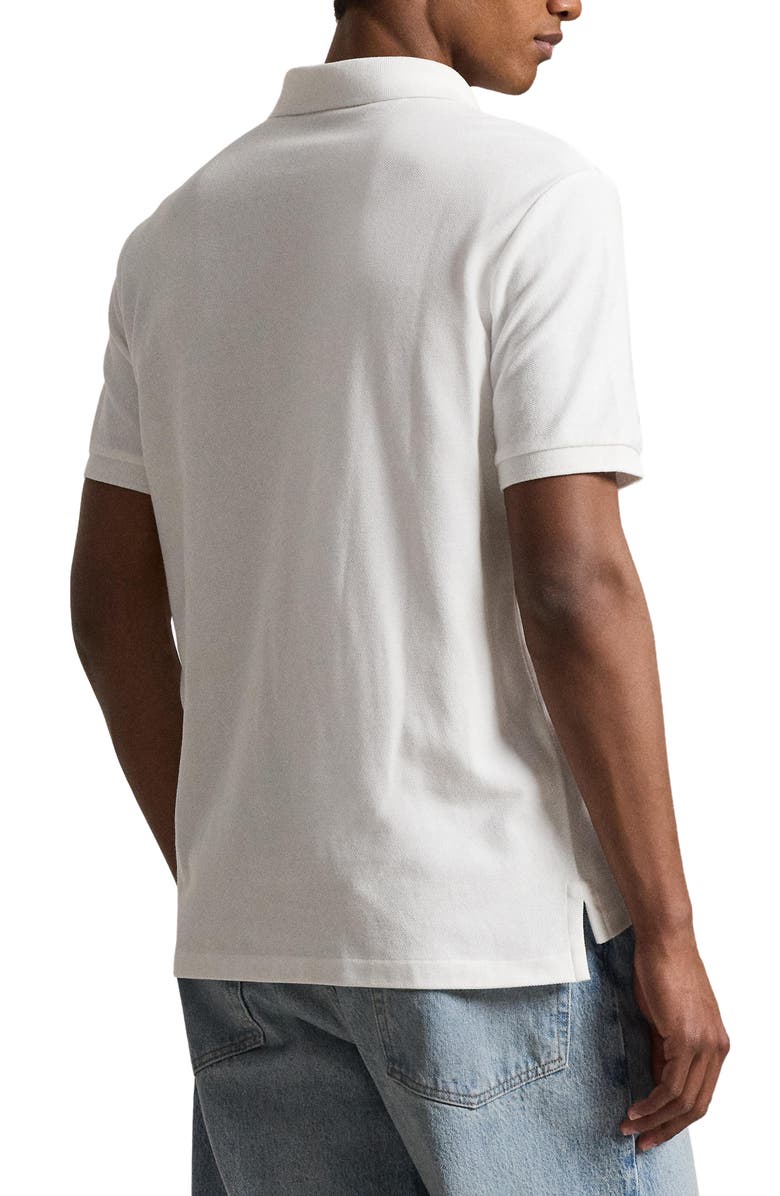Polo Ralph Lauren Classic Fit Polo Bear Cotton Piqué Polo, Alternate, color, White- Summer Bear
