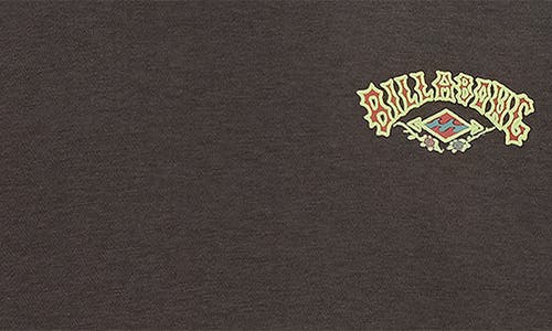 Billabong Kids' Rose Arch Graphic Hoodie In Black