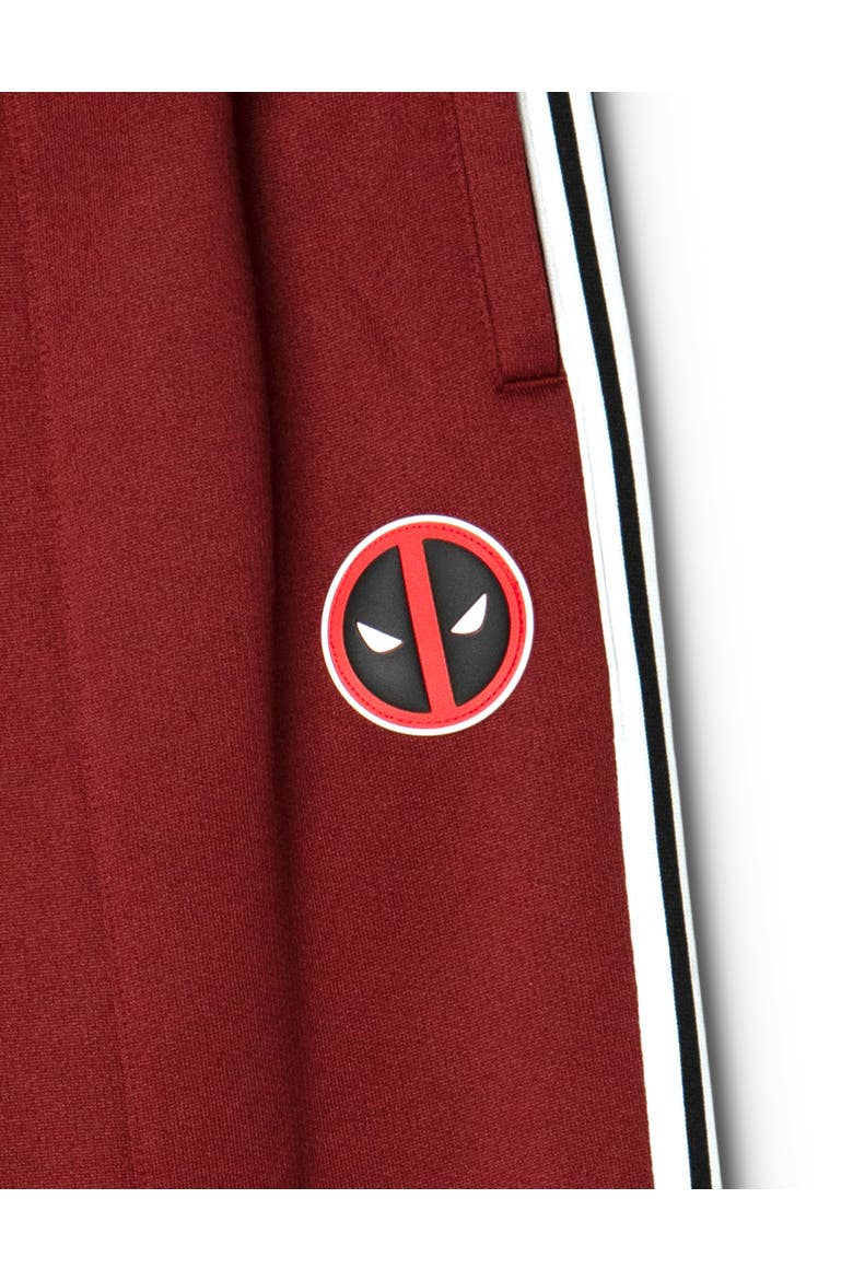 Deadpool & Wolverine Athletic Track Pants, Alternate, color, Dark Red Deadpool