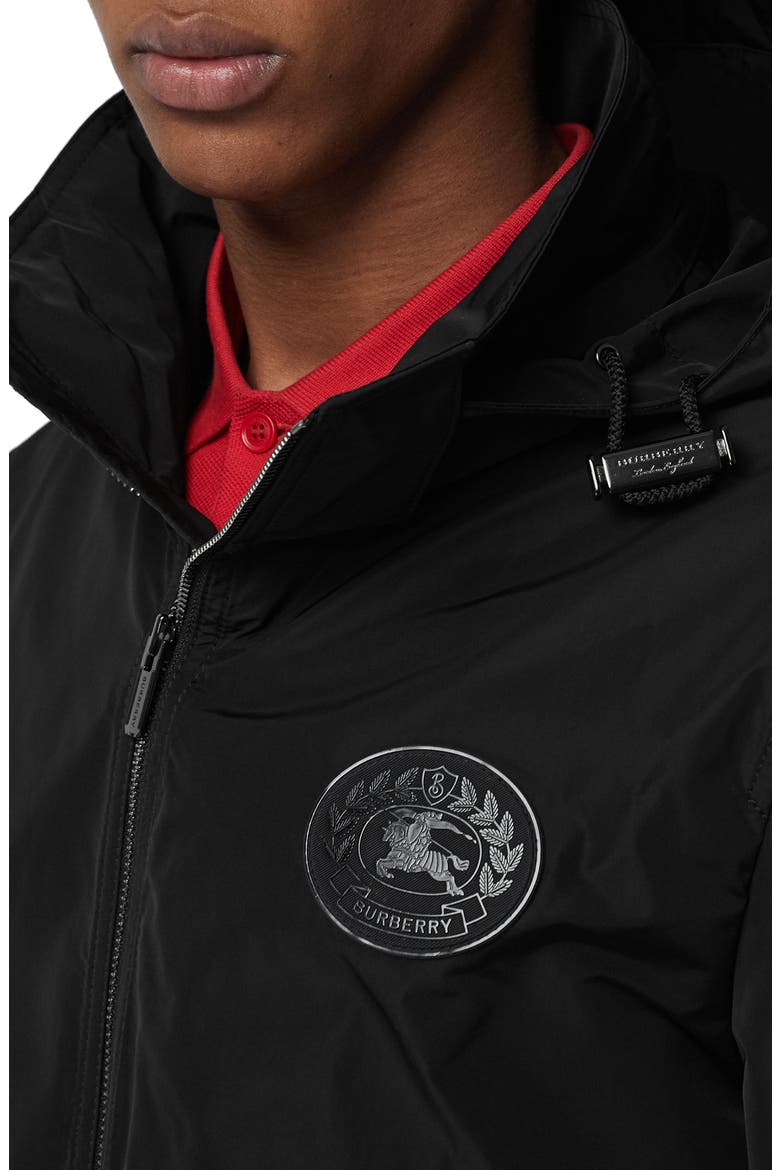 Robinson Hooded Zip Up Waterproof Jacket, Alternate, color, BLACK