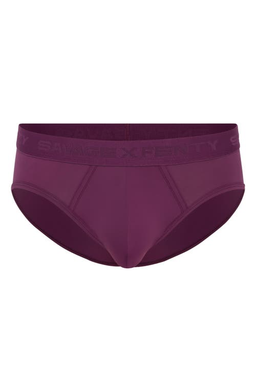 Savage X Fenty Shadow Fit Briefs In Purple