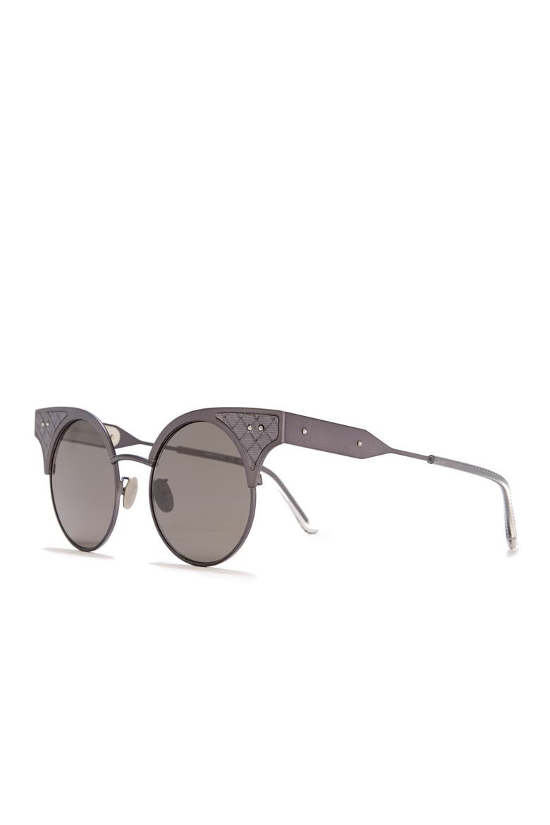 40mm Cat Eye Sunglasses, Main, color, RUTHENIUM GREY