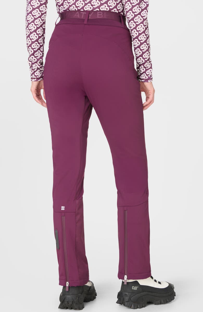 Sweaty Betty Power Water Resistant Ski Pants, Alternate, color, Plum Purple