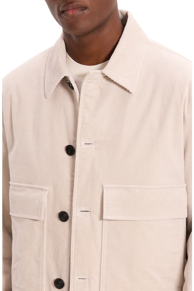 Perfect Corduroy Button-Up Jacket, Alternate, color, ALABASTER