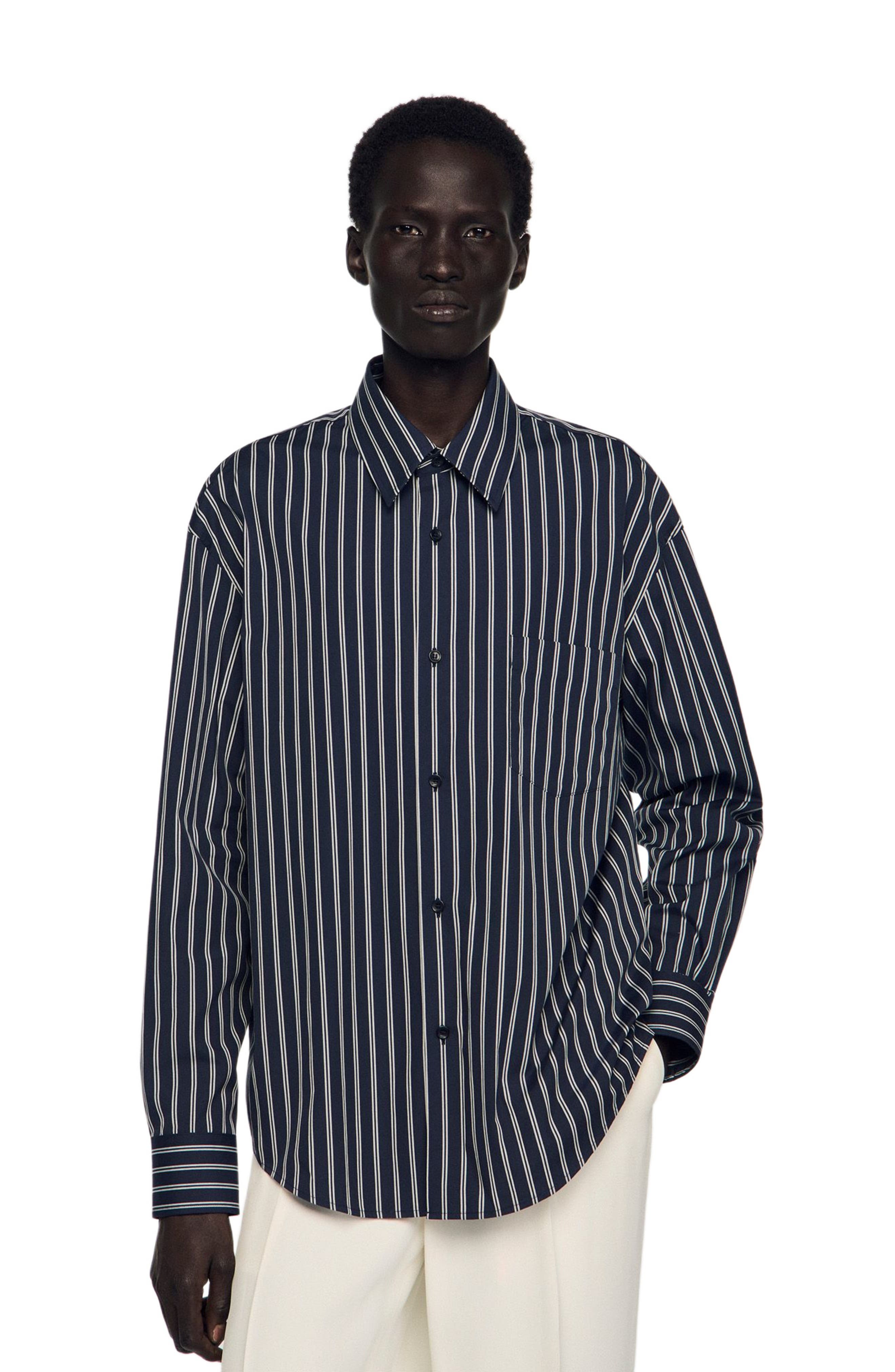 selected Marine / blanc