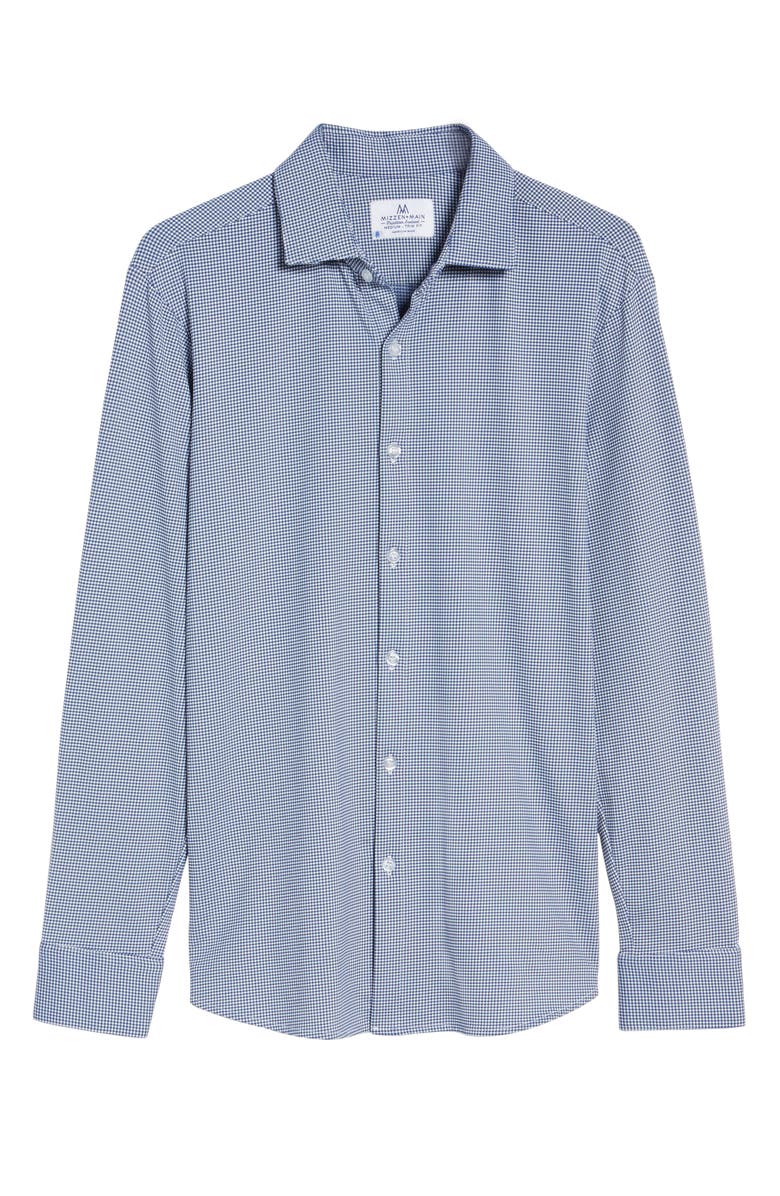 Mizzen+Main Beckett Trim Fit Gingham Shirt, Alternate, color, 