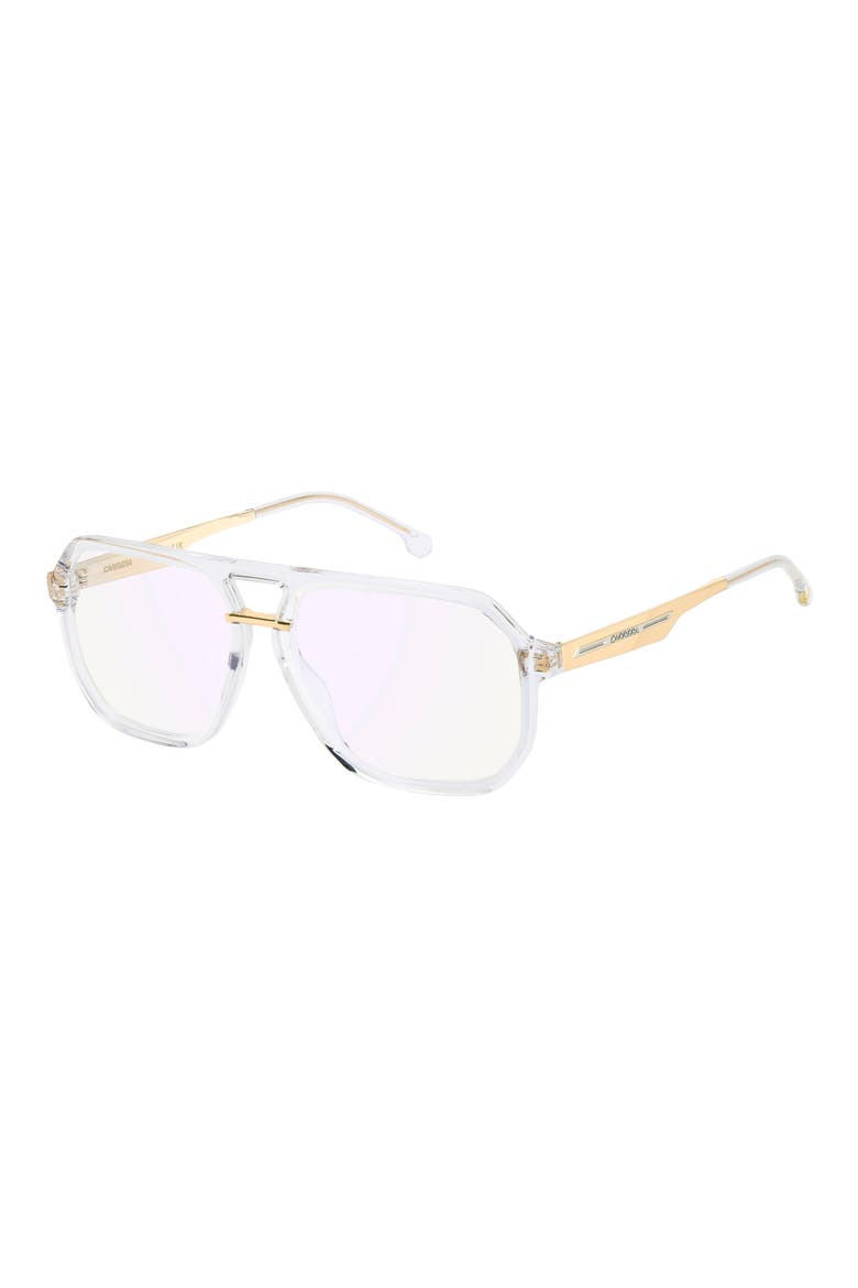 Victory 58mm Pilot Optical Glasses, Alternate, color, CRYSTAL GOLD/ BLUE SP