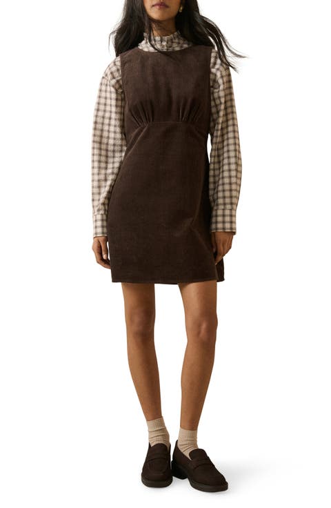 Vicky Cotton Corduroy Minidress