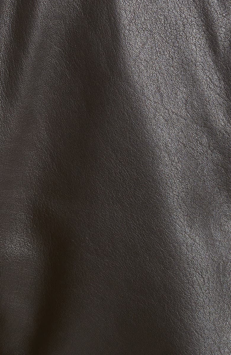 Club Monaco Classic Leather Moto Jacket, Alternate, color, 