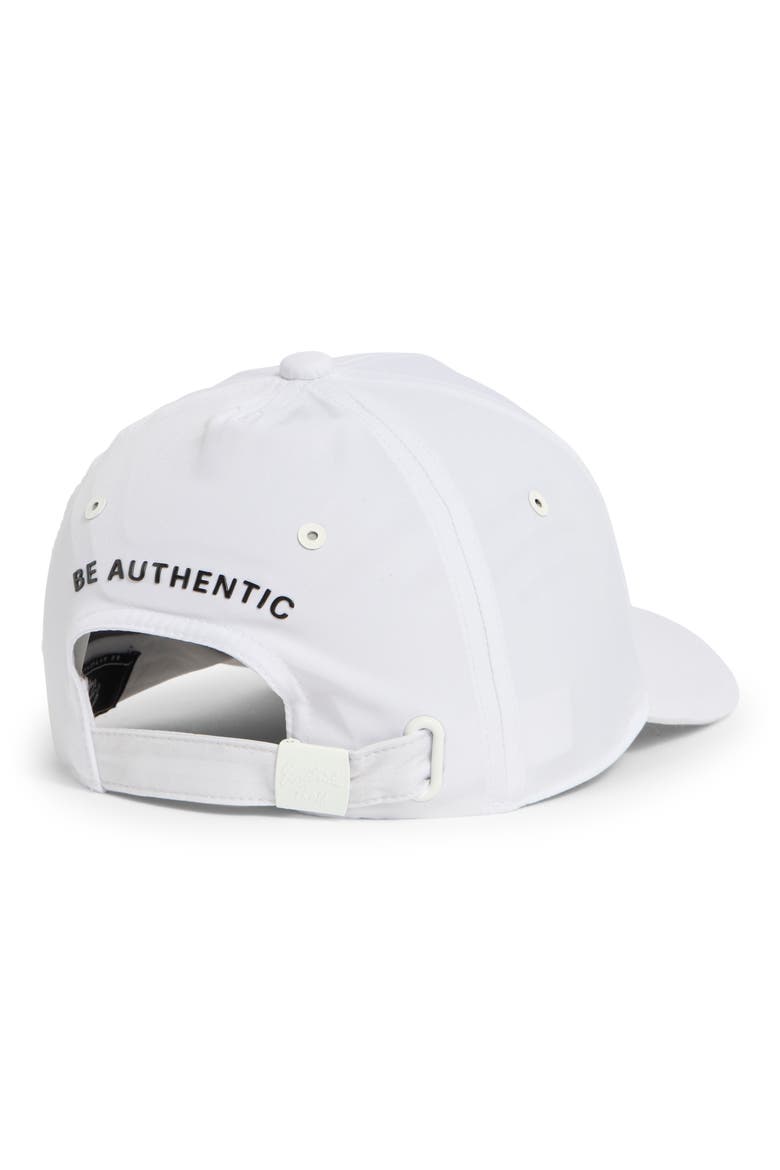 Links Embroidered Adjustable Baseball Cap, Alternate, color, WHITE