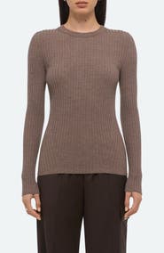 Helmut Lang Cutout Back Rib Top