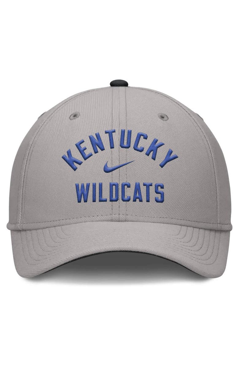 Nike Men's Nike Gray Kentucky Wildcats Rise Prep Performance Flex Hat, Alternate, color, Gray