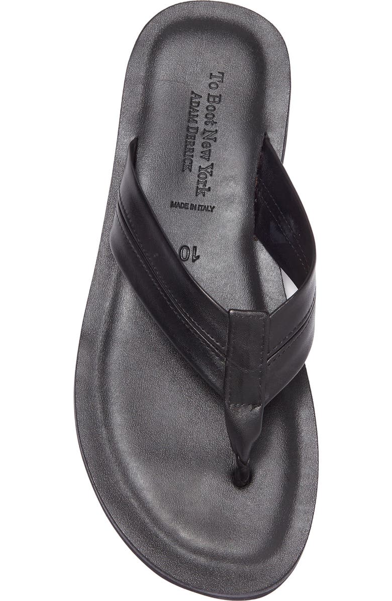 TO BOOT NEW YORK Limon Leather Flip Flop, Alternate, color,