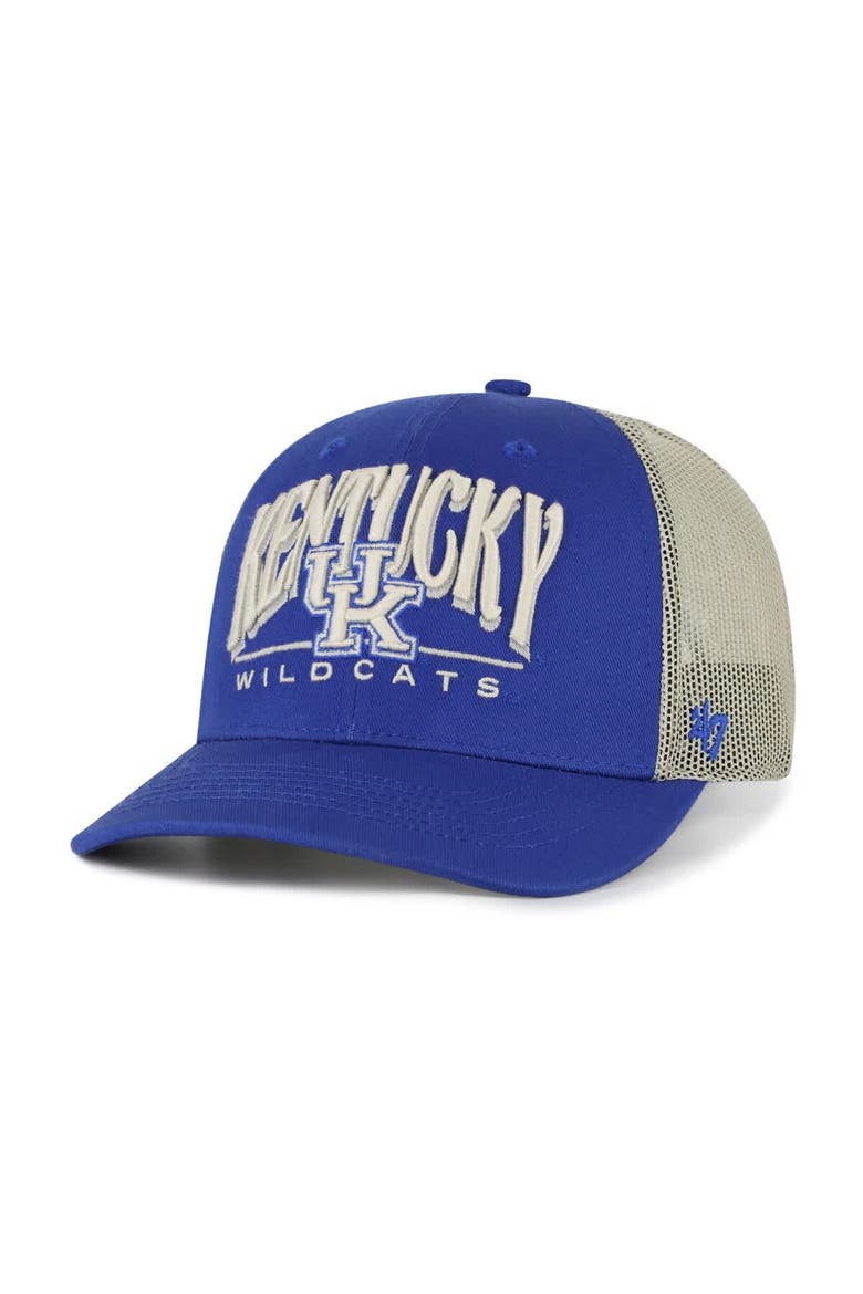 Men's '47 Royal Kentucky Wildcats Arid Adjustable Trucker Hat, Main, color, Royal