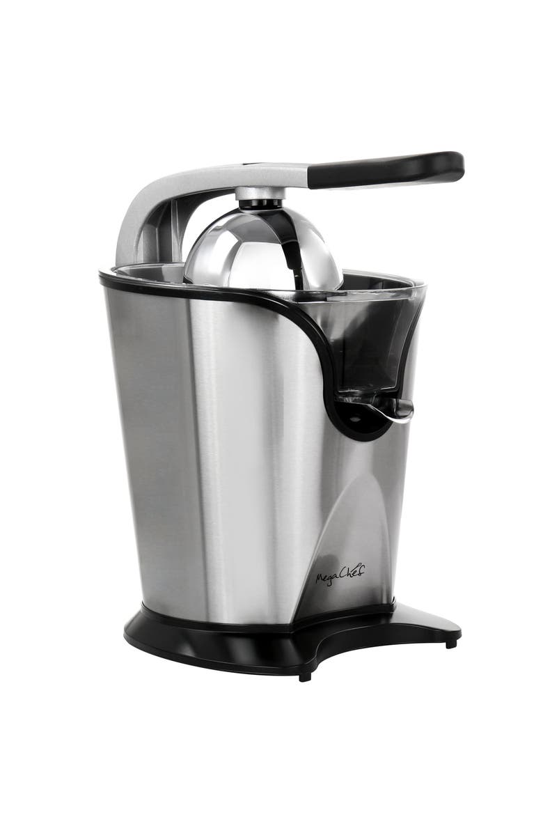 Megachef Stainless Steel Electric Citrus Juicer, Alternate, color, Grey
