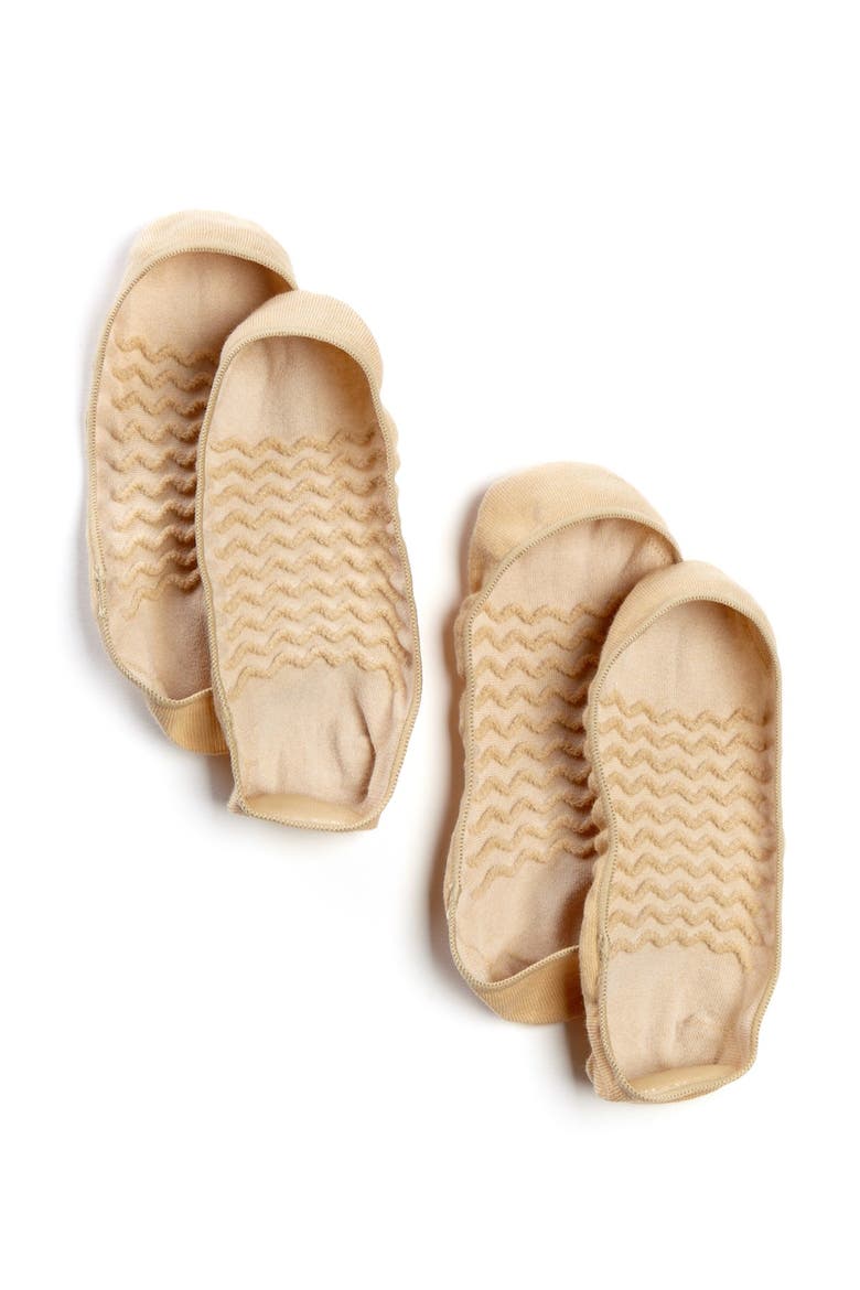 Hidden Sock Liner - Pack of 2, Main, color, CREAM