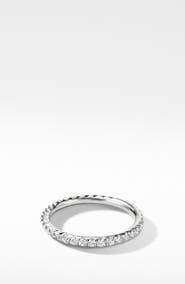 David Yurman Cable Pavé Diamond Band Ring