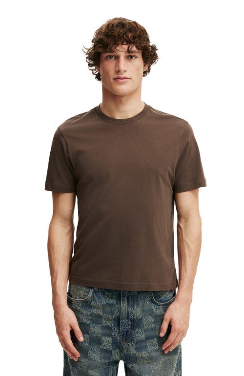 Cotton On Men's Classic Fit T-Shirt in Ashen Brown 