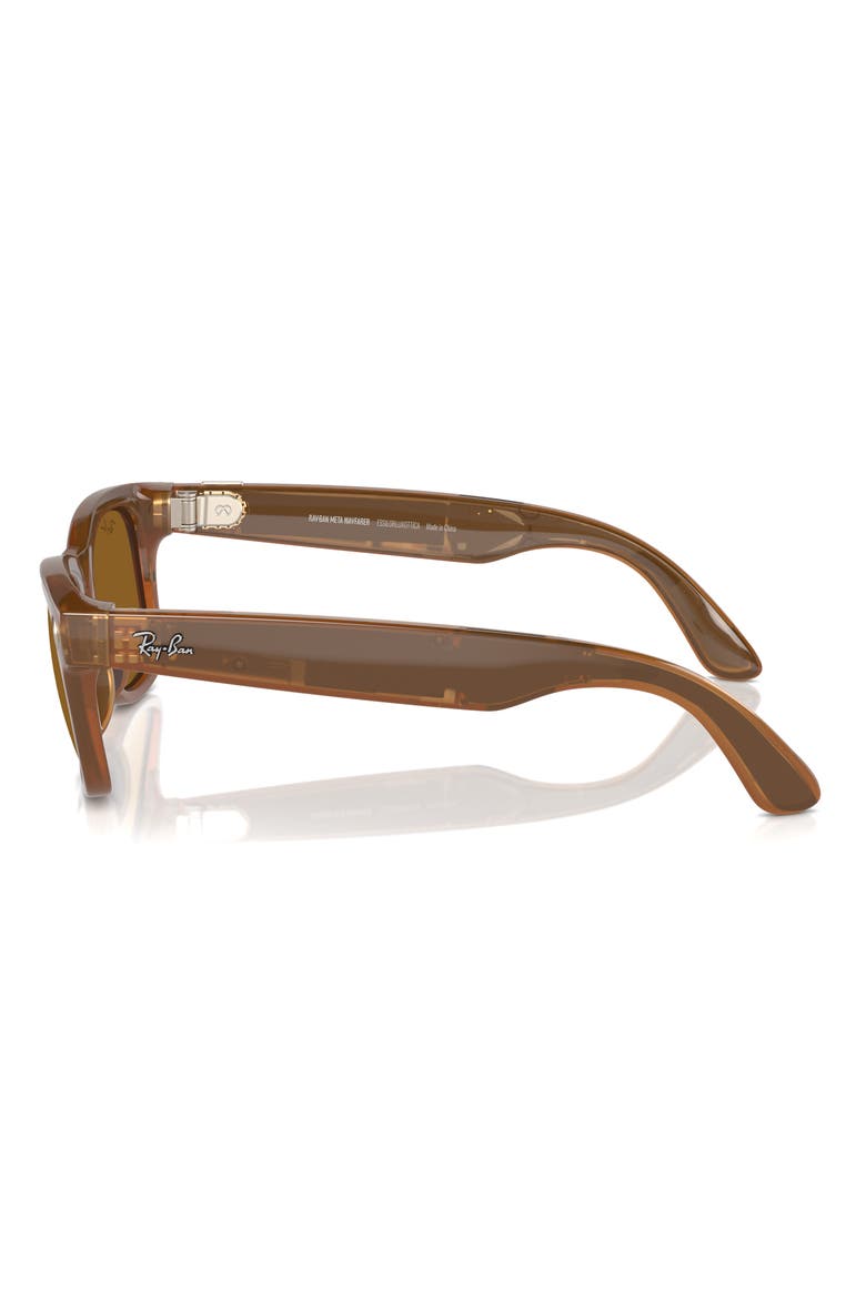 Meta Wayfarer AI Glasses, Alternate, color, BROWN