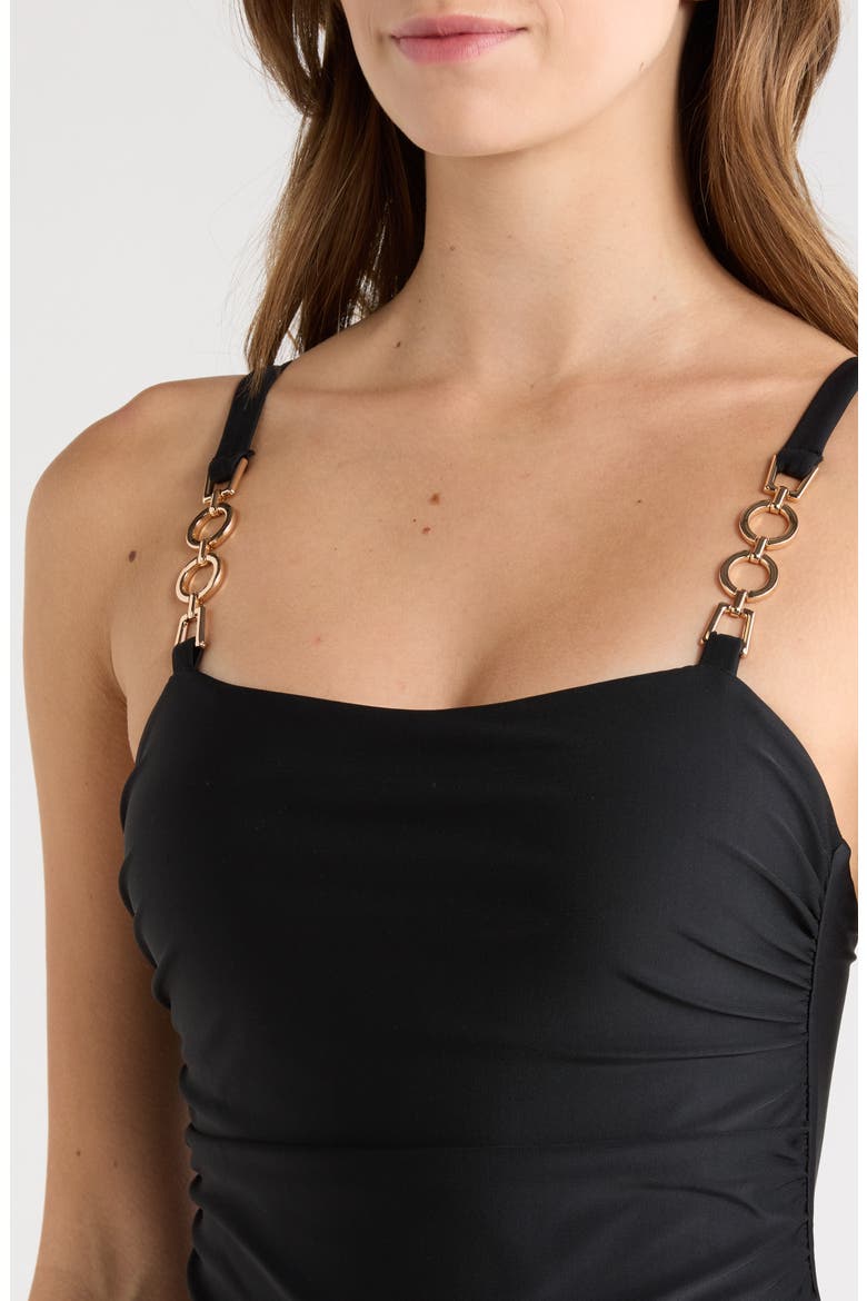 Maeve One-Piece Swimsuit, Alternate, color, BLACK