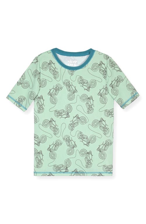 CLOUD NINE CLOUD NINE KIDS' PRINT SOFT FITTED TWO-PIECE PAJAMA SET