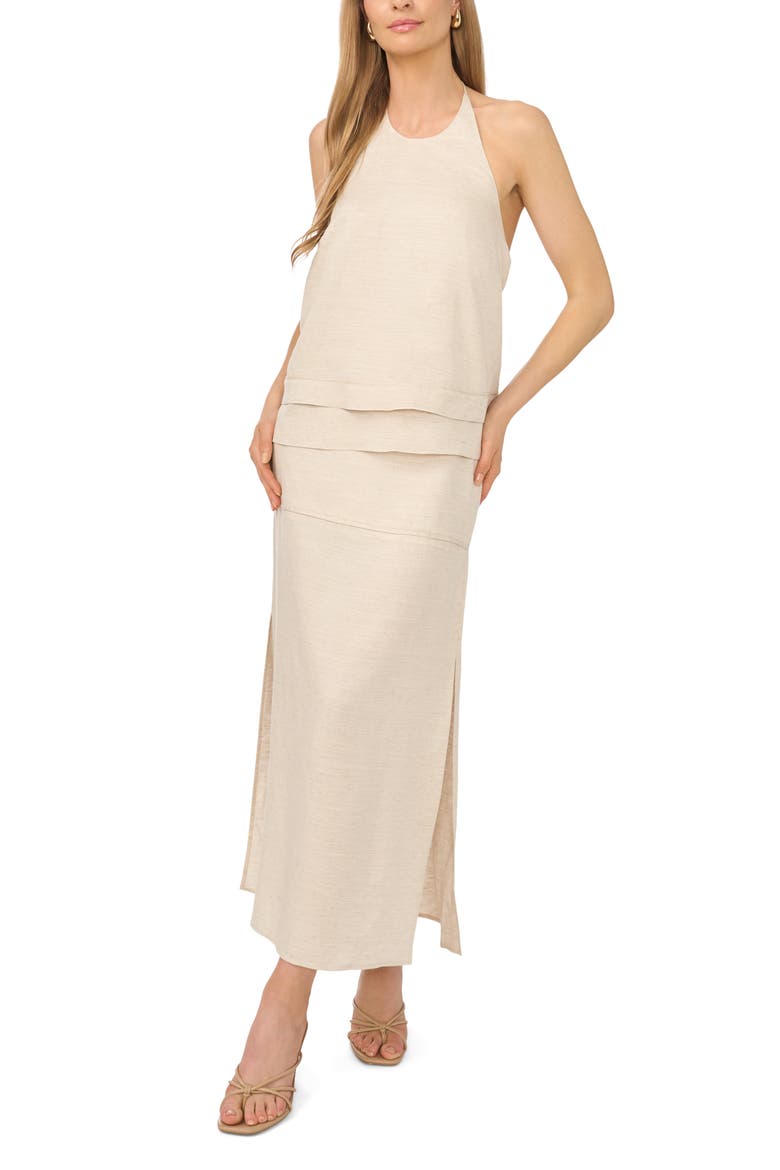 Column Skirt, Alternate, color, FINE LINEN