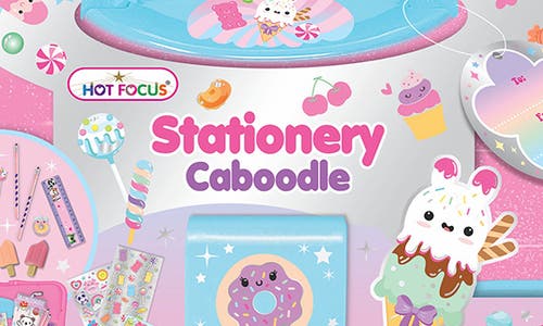 Hot Focus Kids' Sweet Stationery Caboodle Set In Multi