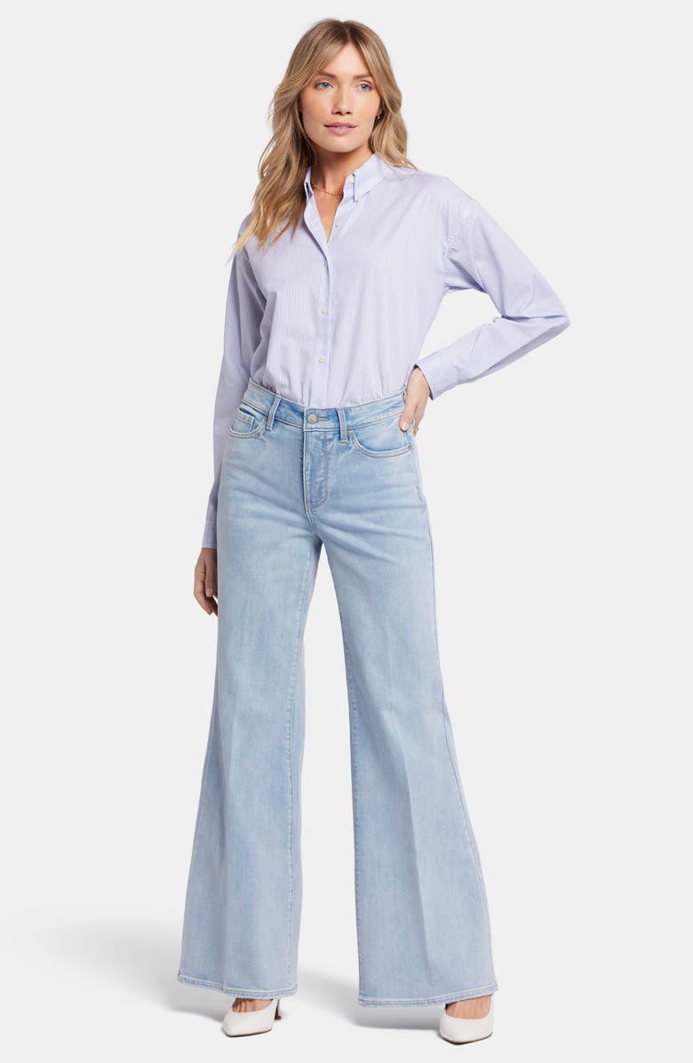 NYDJ Mia Palazzo High Waist Flare Jeans, Alternate, color, 