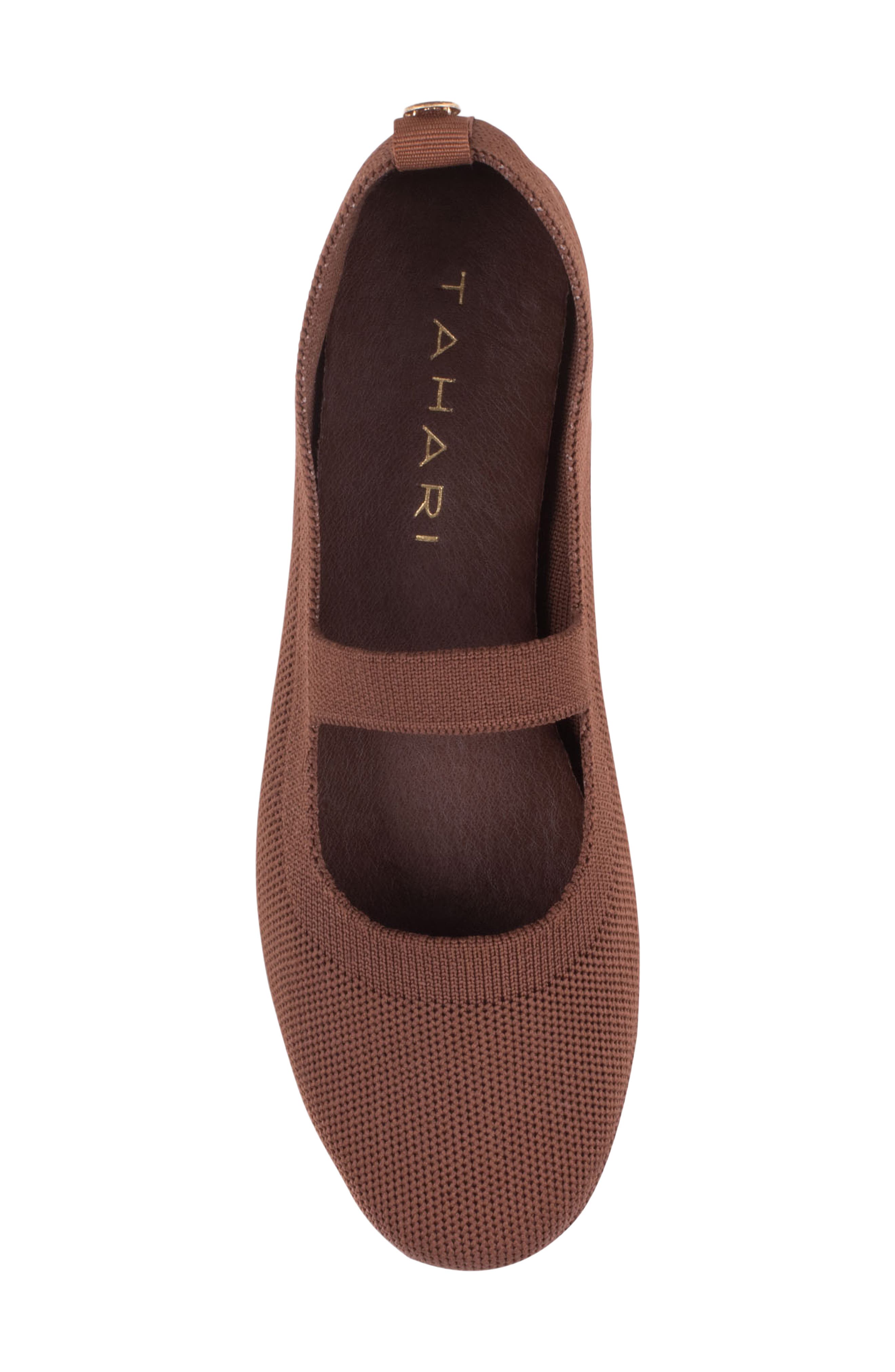 Ambrosia Knit Mary Jane Flat, Alternate, color, DARK BROWN