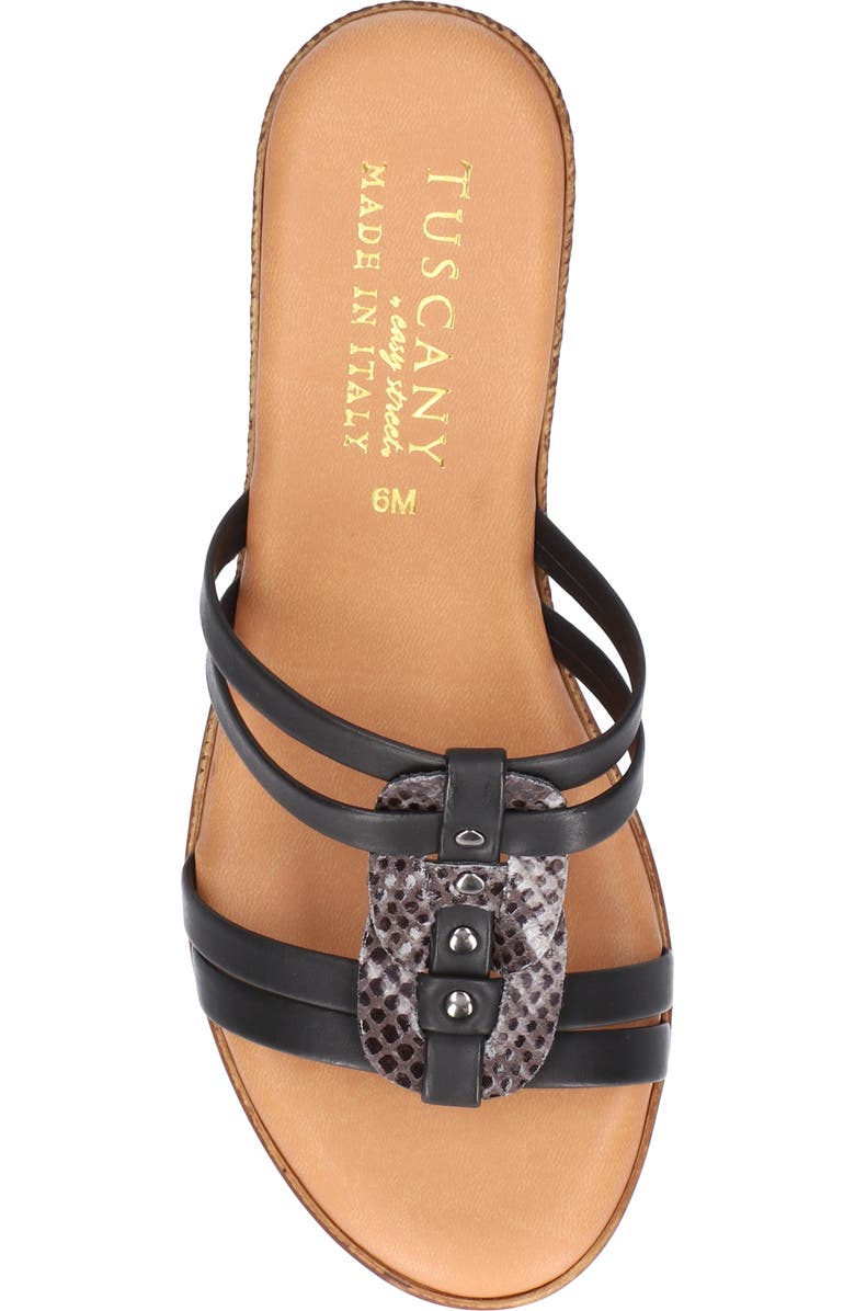 TUSCANY by Easy Street<sup>®</sup> Micola Wedge Slide Sandal, Alternate, color,