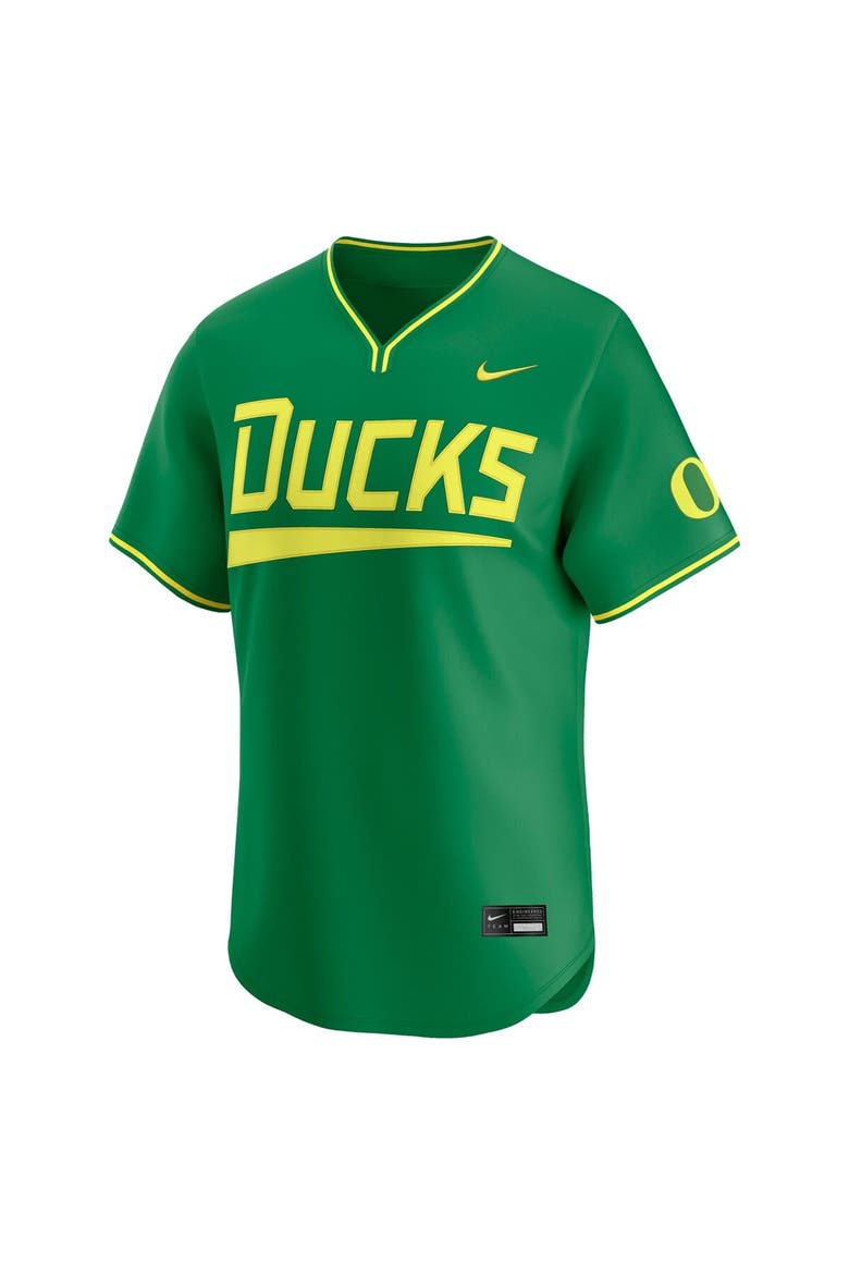 Men's Nike Green Oregon Ducks Baseball Limited Jersey, Alternate, color, Green