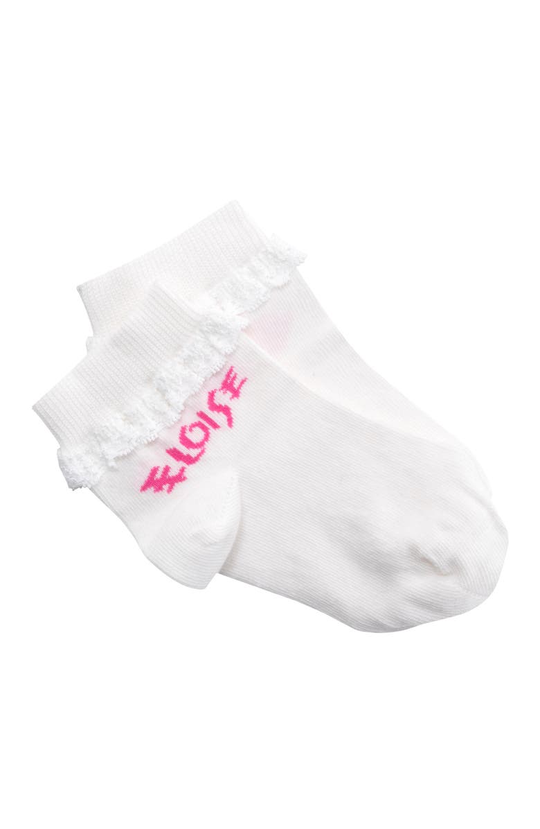 Rachel Riley Eloise Ankle Socks, Main, color, White
