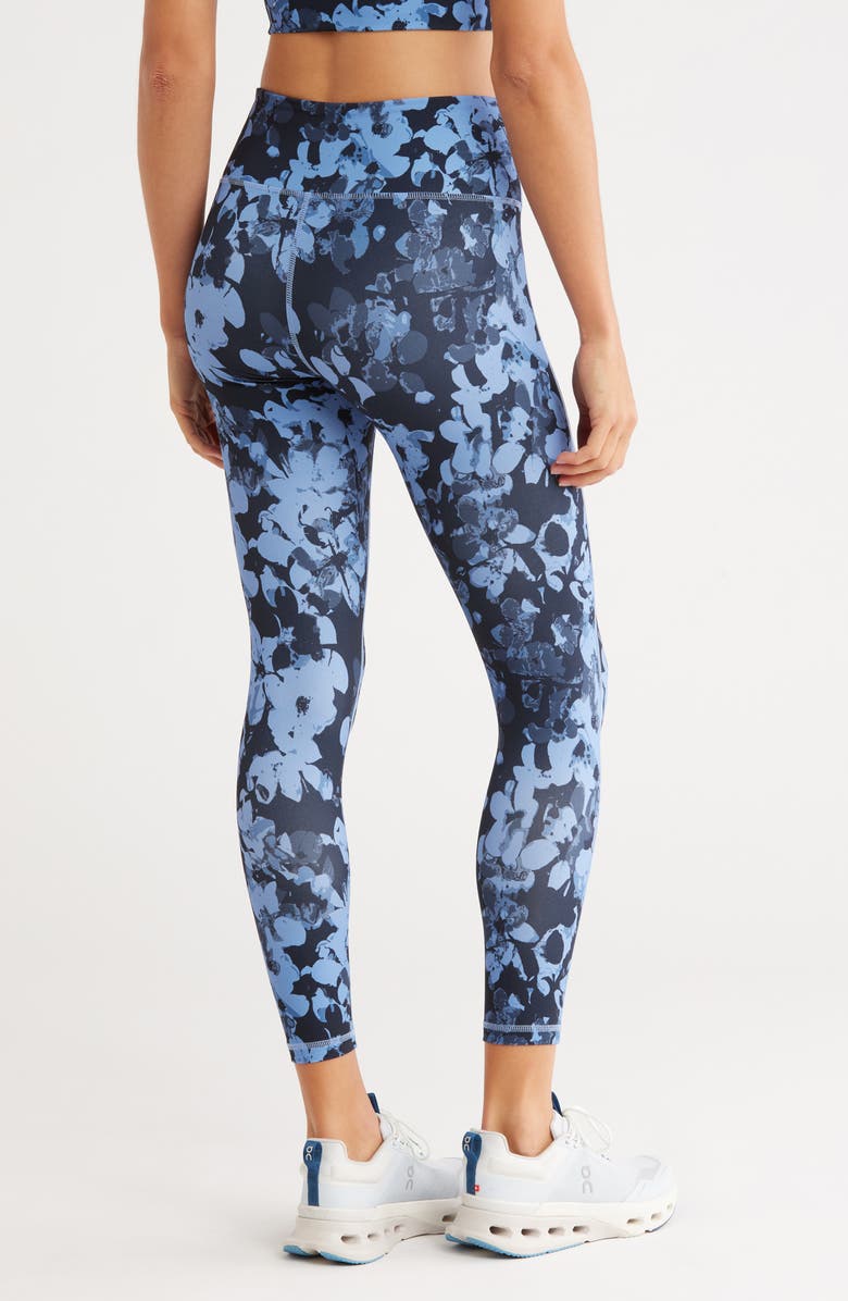 Z by Zella Perform Printed 7/8 Leggings, Alternate, color, Navy Shadow Floral