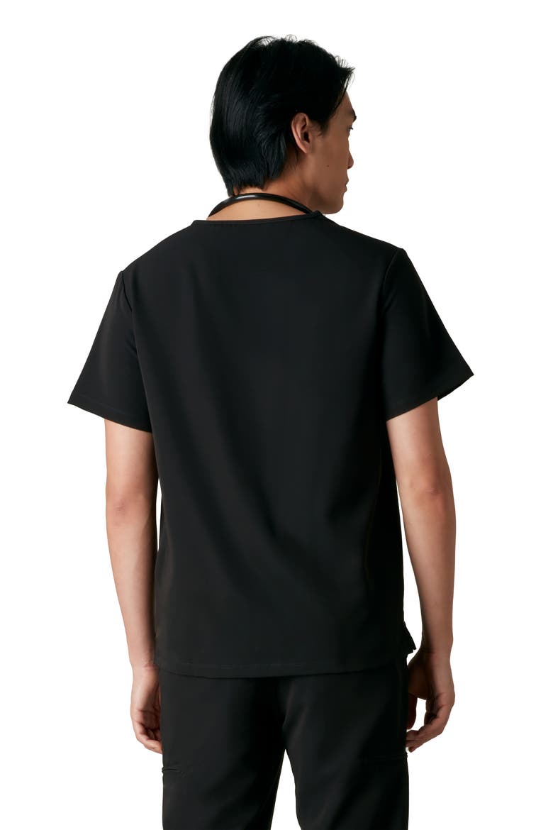 Brighton 3-Pocket Scrub Top, Alternate, color, Black