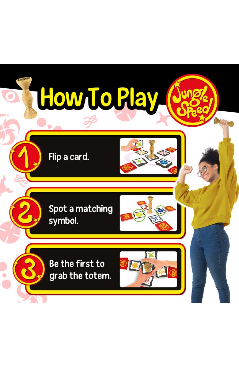 FoxMind Games Jungle Speed, Eco Edition, 7+, Alternate, color, 