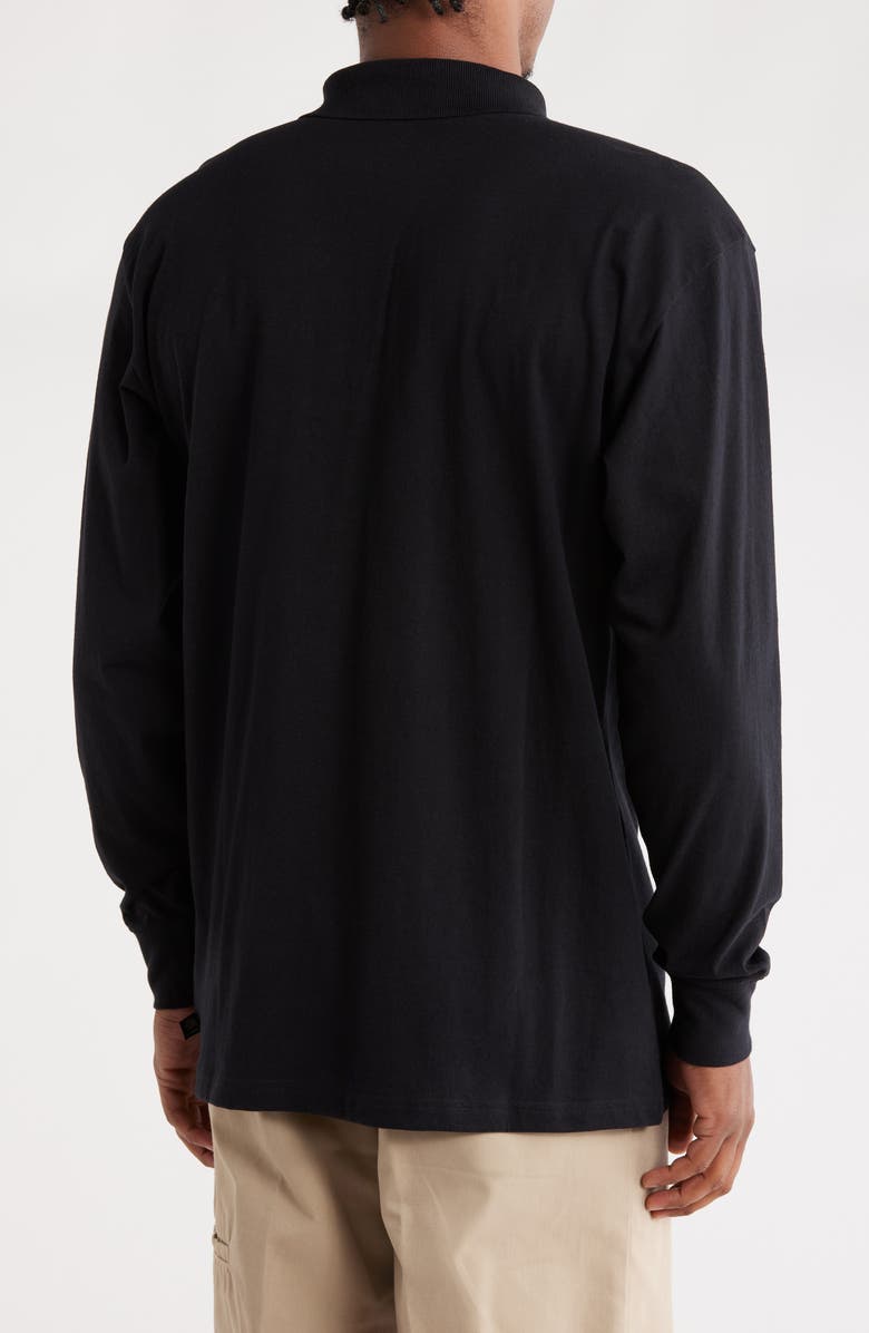 Dickies Ronnie Sandoval Long Sleeve Polo, Alternate, color, Knit Black