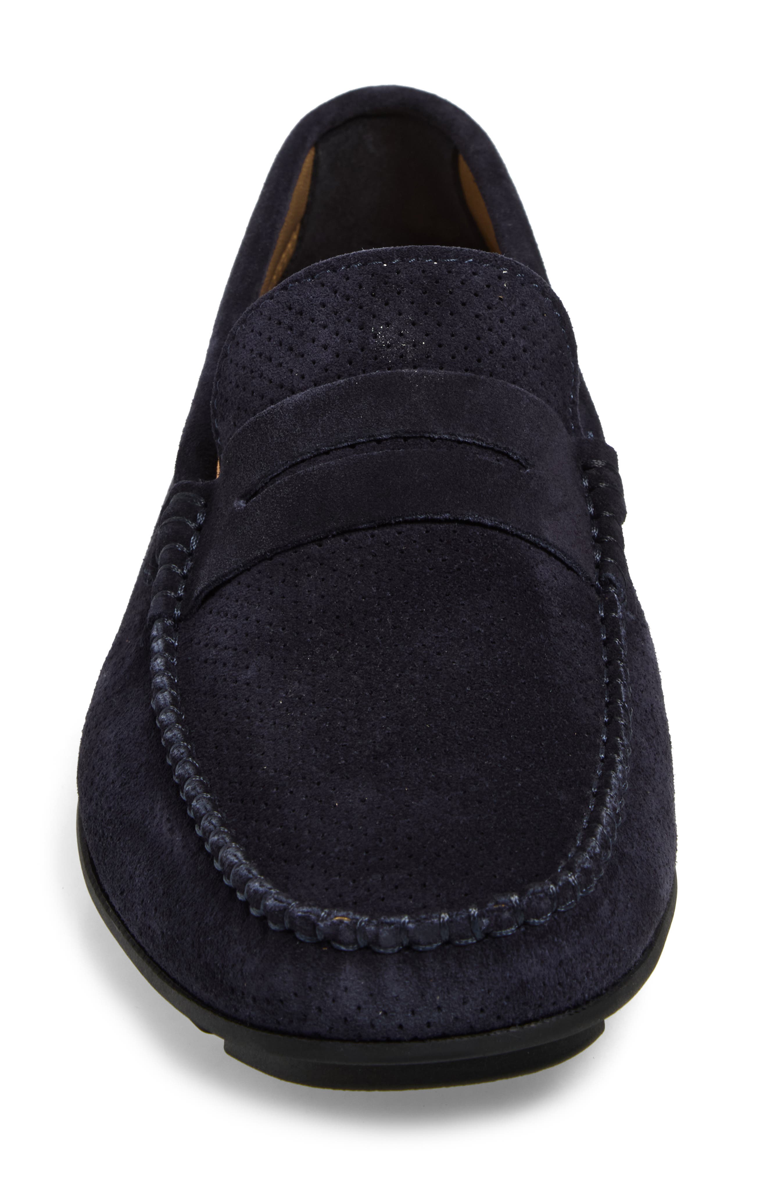 Tannuci Driver, Alternate, color, NAVY SUEDE PERF