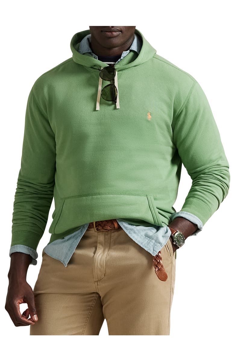 Polo Ralph Lauren Big & Tall Perfect Fleece Hoodie, Main, color, Outback Green