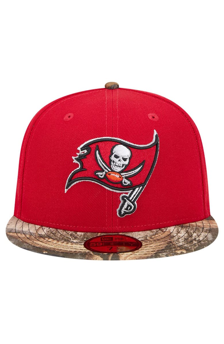 New Era Men's New Era Red Tampa Bay Buccaneers Active Two-Tone Camo 59FIFTY Fitted Hat, Alternate, color, 