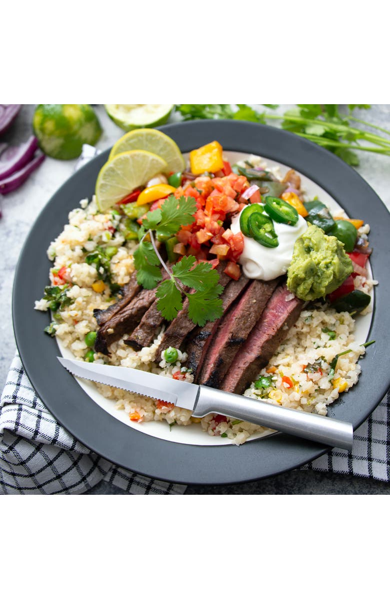 Rada 8 Piece Meat Lover
s Set with Carving Set and Steak Knives, Alternate, color, Black