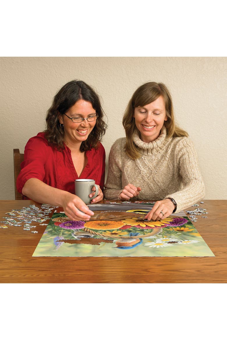 Summer Bouquet 1000 Piece Puzzle, Alternate, color, Multicolored