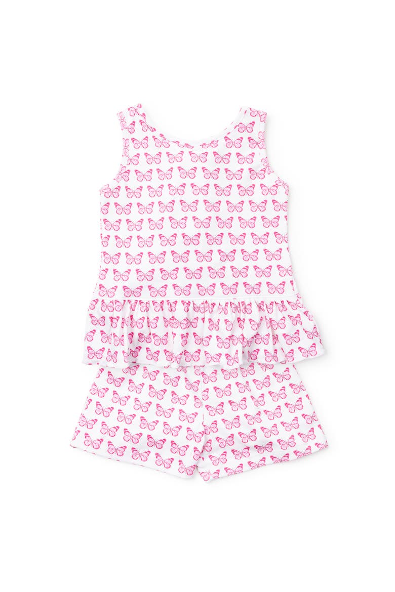 Poppy Girls' Short Set, Main, color, Cartie Butterflies
