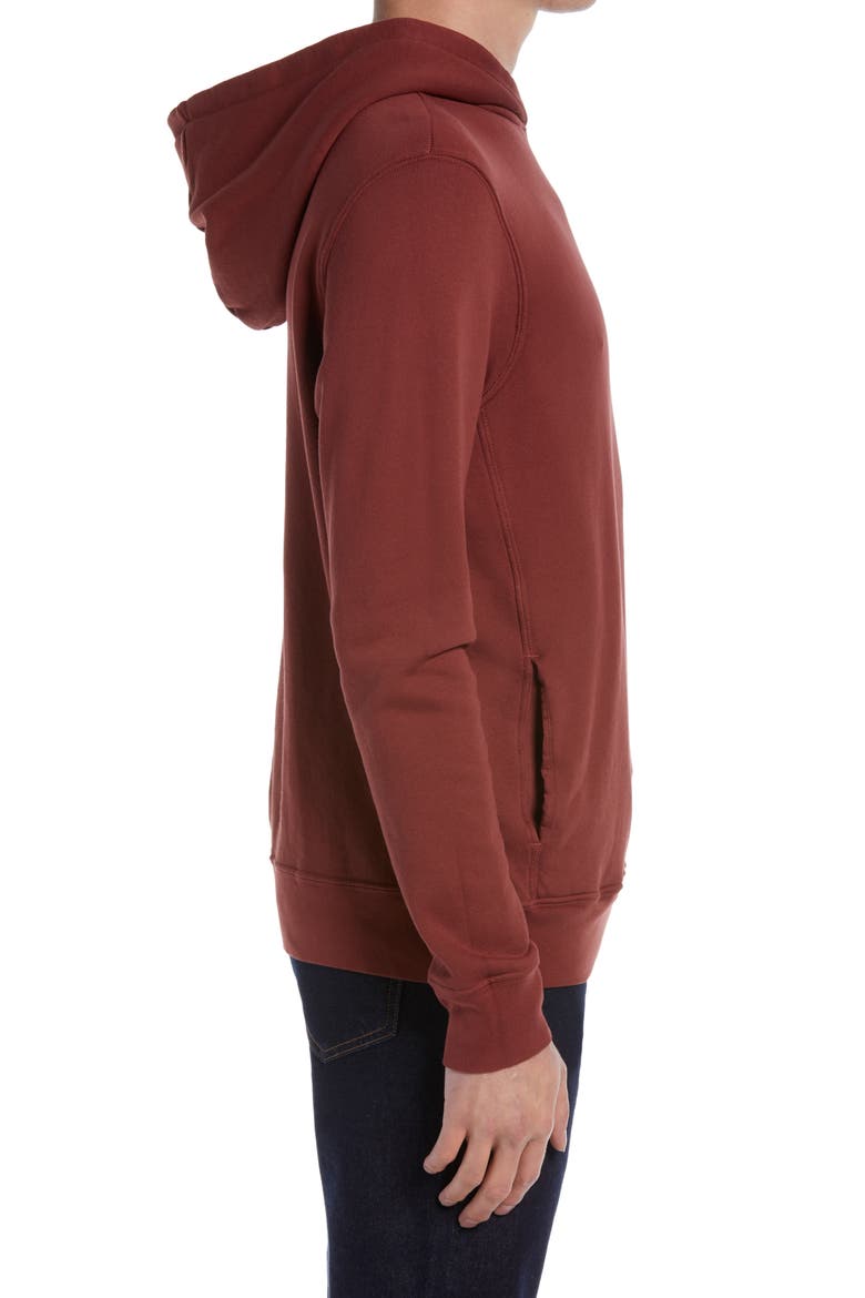 Loop Terry Hoodie, Alternate, color, RUSSETT