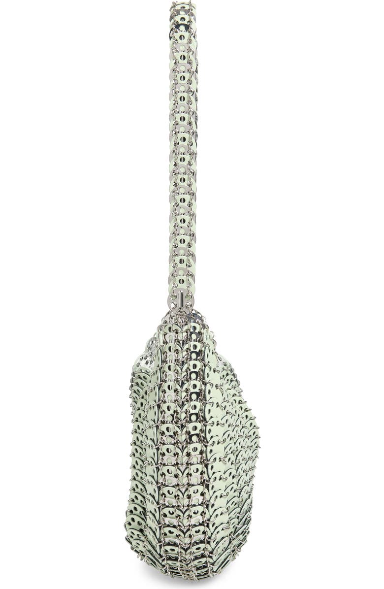 Rabanne Moon 1969 Icon Shoulder Bag, Alternate, color, Green/ Silver