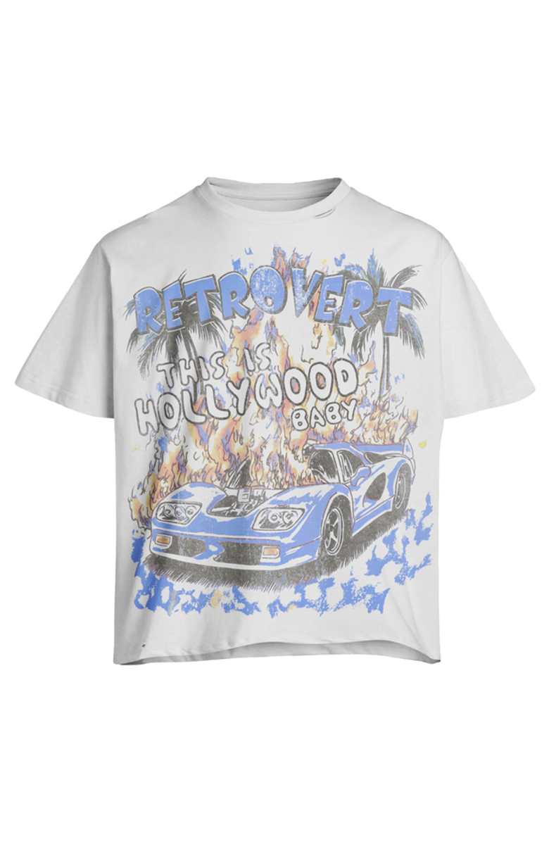 RETROVERT Hollywood Tee, Main, color, Blue