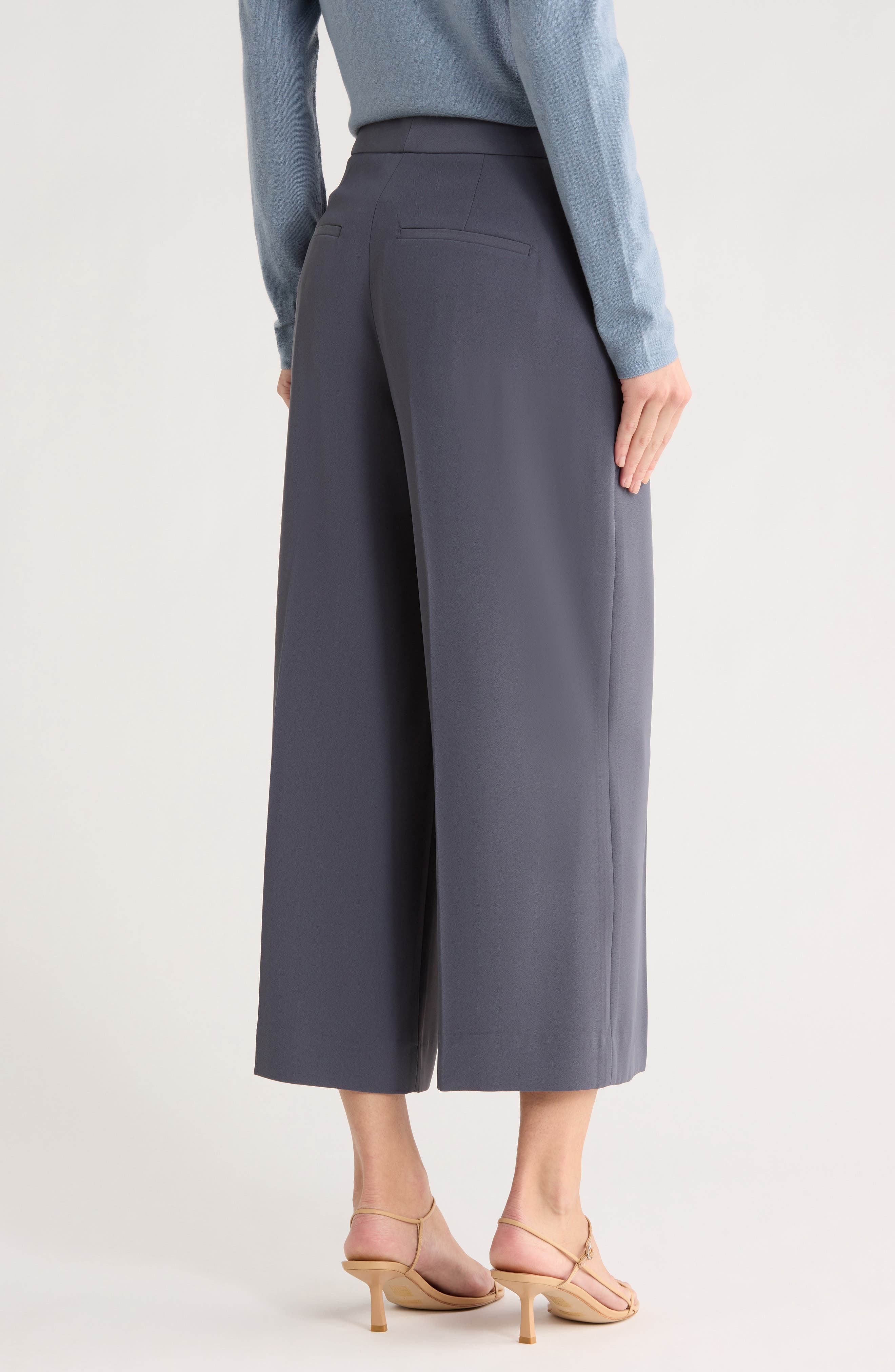Cropped Wide Leg Pants - image 2