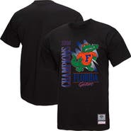 Mitchell & Ness Men's Mitchell & Ness  Black Florida Gators Retro Brush Mineral Wash T-Shirt
