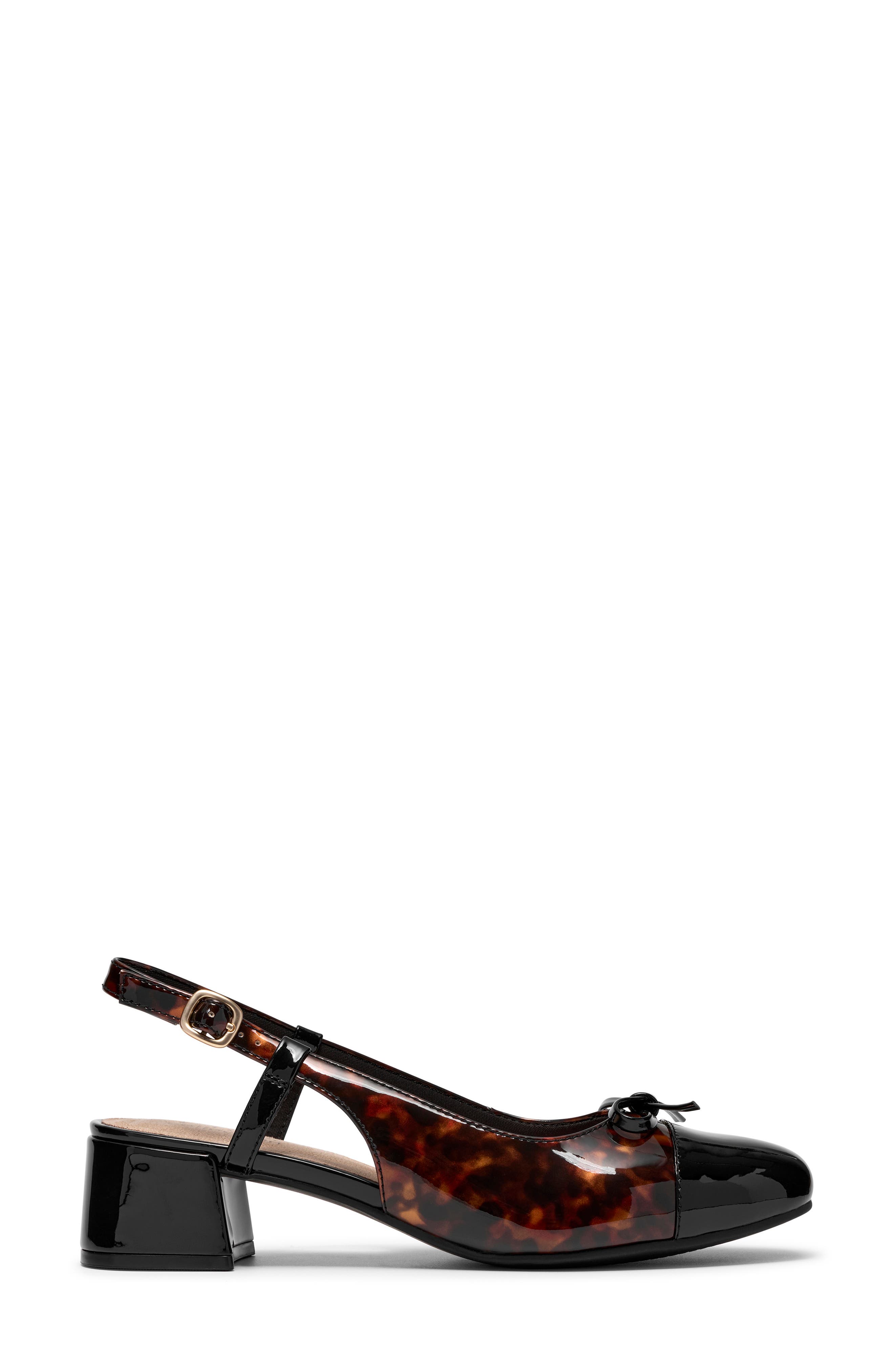 Iridessa Slingback Pump - Wide Width Available, Alternate, color, TORTOISE SHELL