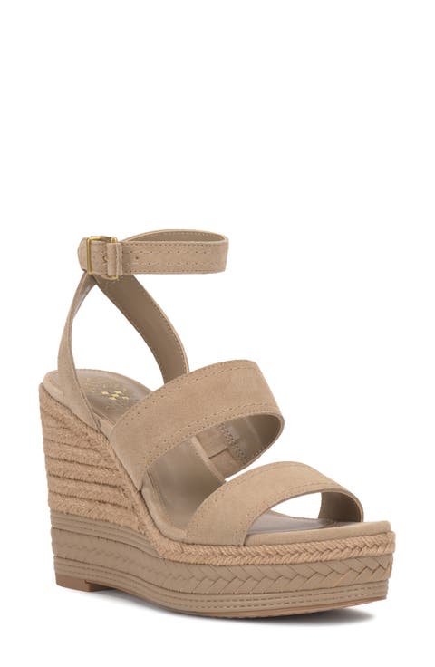 Esmia Ankle Strap Platform Wedge Sandal (Women)